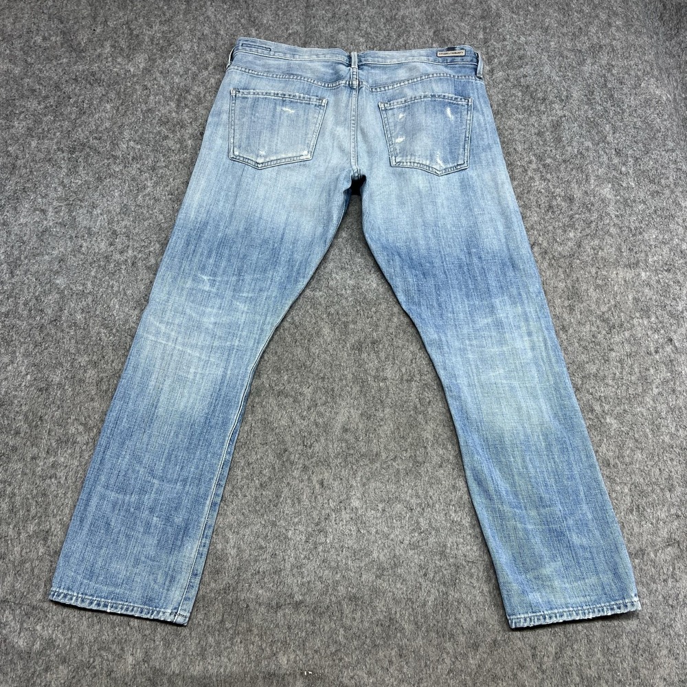 Citizens Of Humanity Emerson Jeans Womens 28 Blue Slim Boyfriend Distressed - Picture 2 of 16